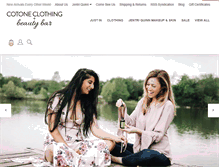 Tablet Screenshot of cotoneclothing.com